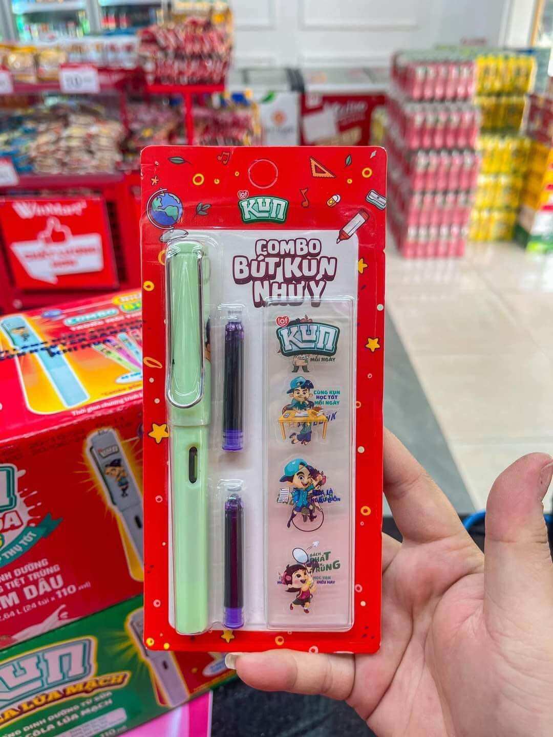 Combo bút kun như ý màu mực tím