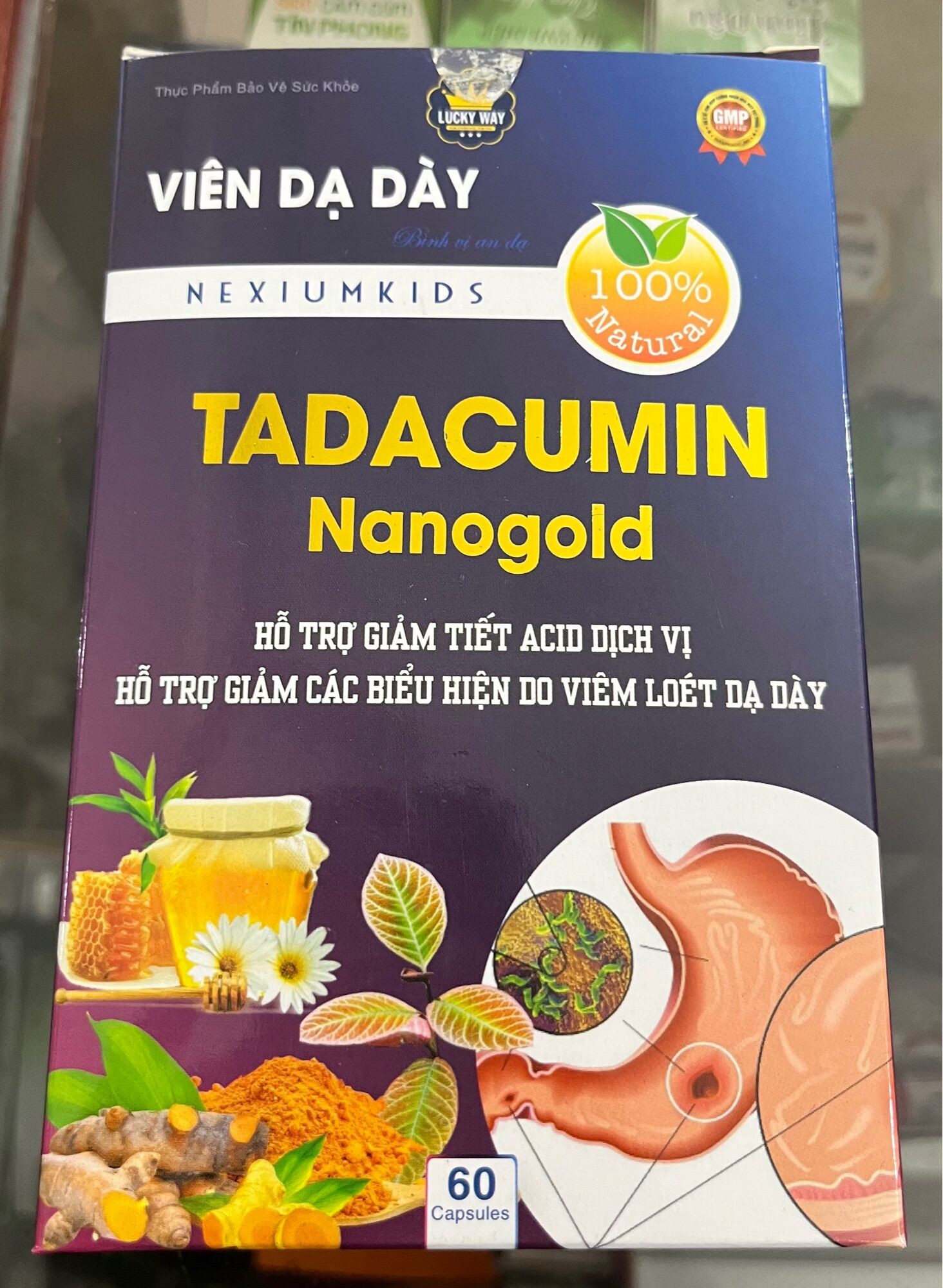 VIÊN DẠ DÀY TADCUMIN Nanogold