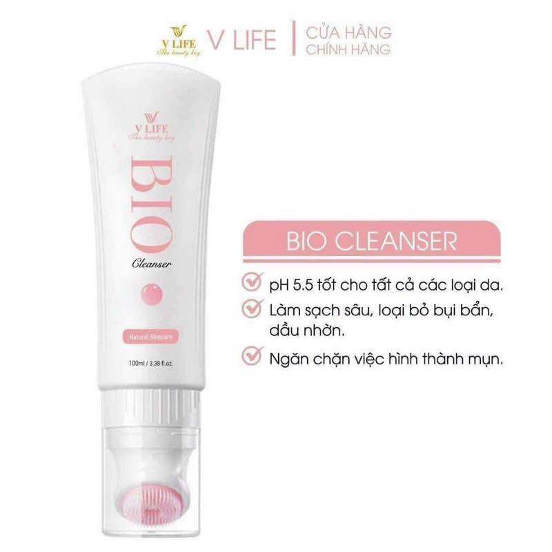 Sữa rửa mặt sinh học Vlife