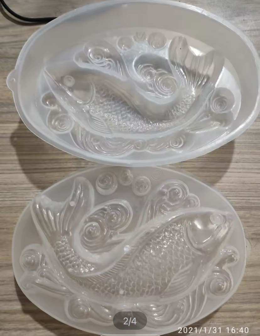 Khuôn Rau câu Lớn_ HÌNH Cá Chép (Dài 22*16cm)