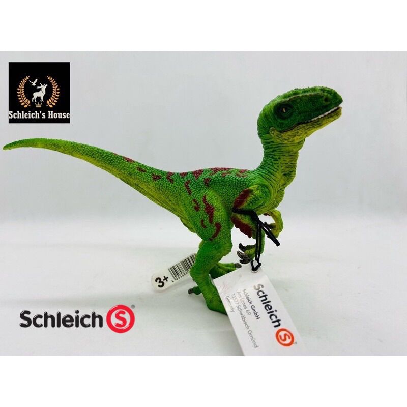 Mô hình động vật , đồ chơi con vật Schleich chính hãng Khủng long Velociraptor 14530 - Schleich House