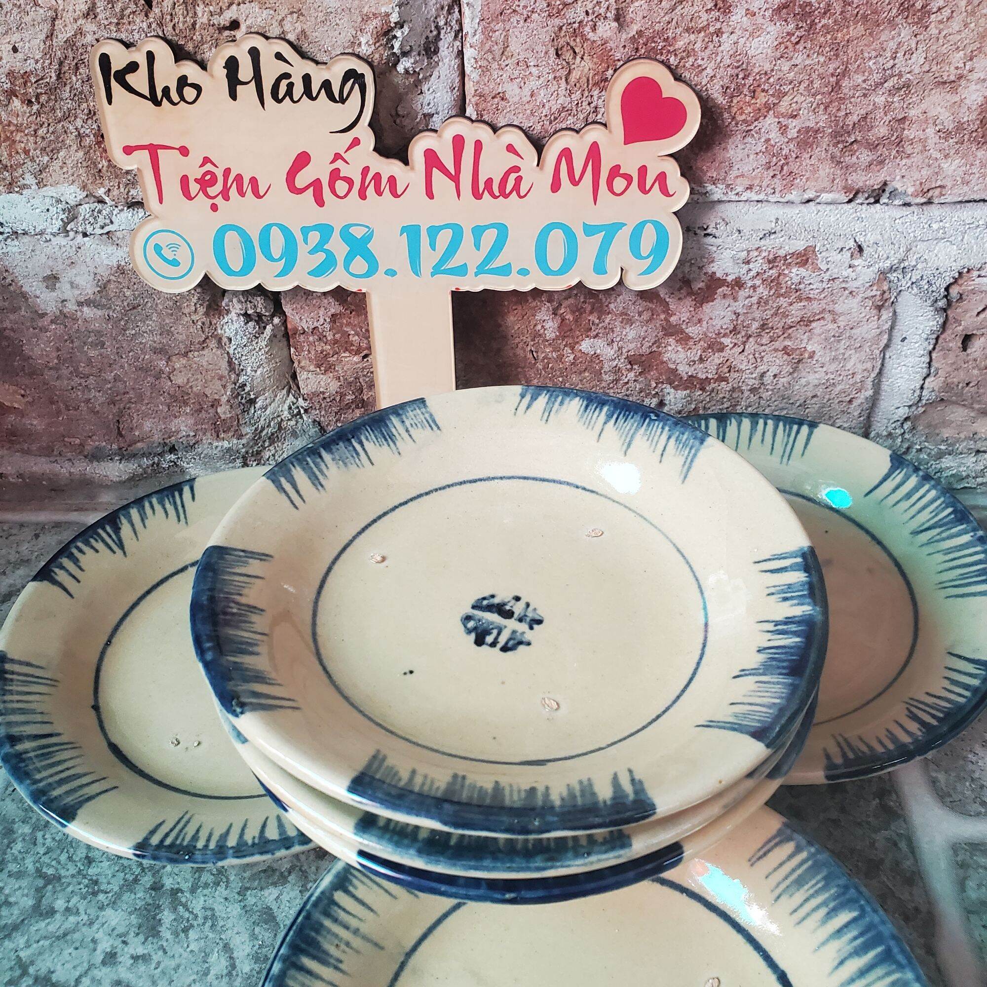😊😋🌿combo 3c dĩa gốm phết🌿🤗mẫu xưa🤑 🤩😁