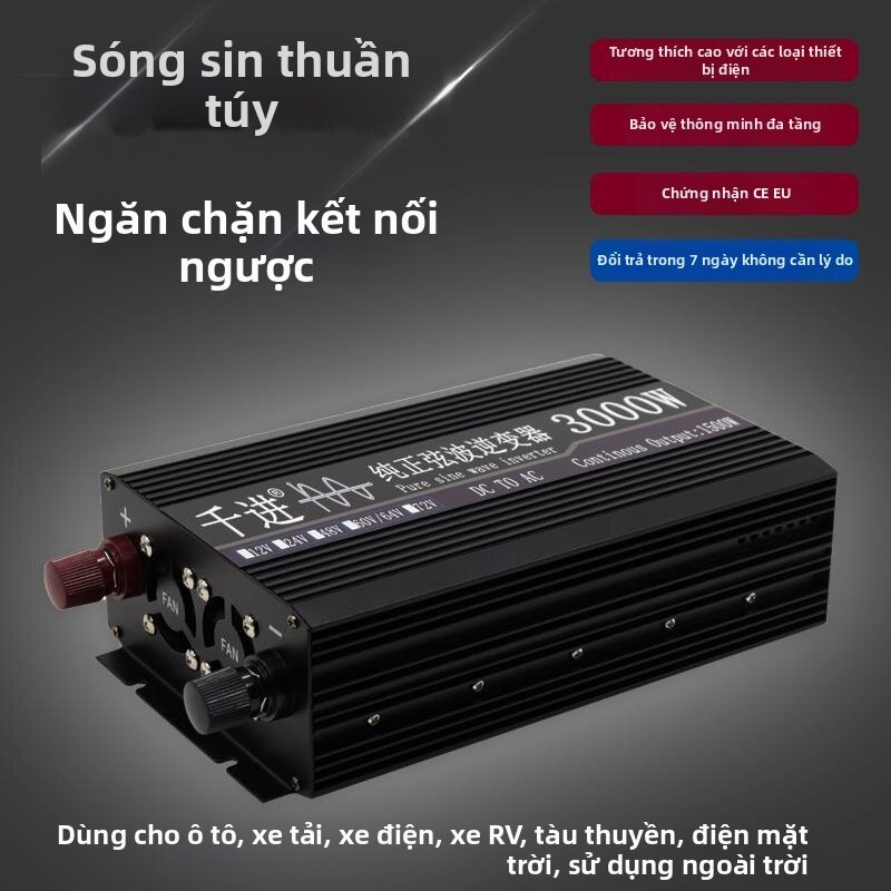 RONGWEIFU | Pure Sine Wave High Power Inverter Giá 4,976,000 Đồng*Miễn phí vận chuyển