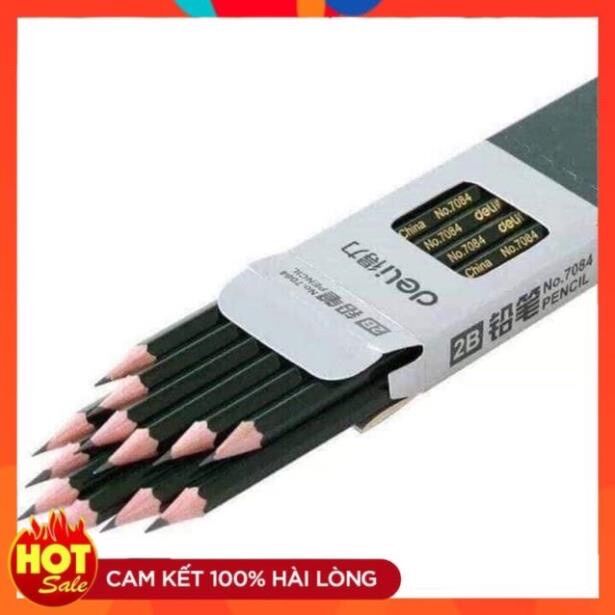 Hộp 12 bút chì deli 2b hàng đẹp