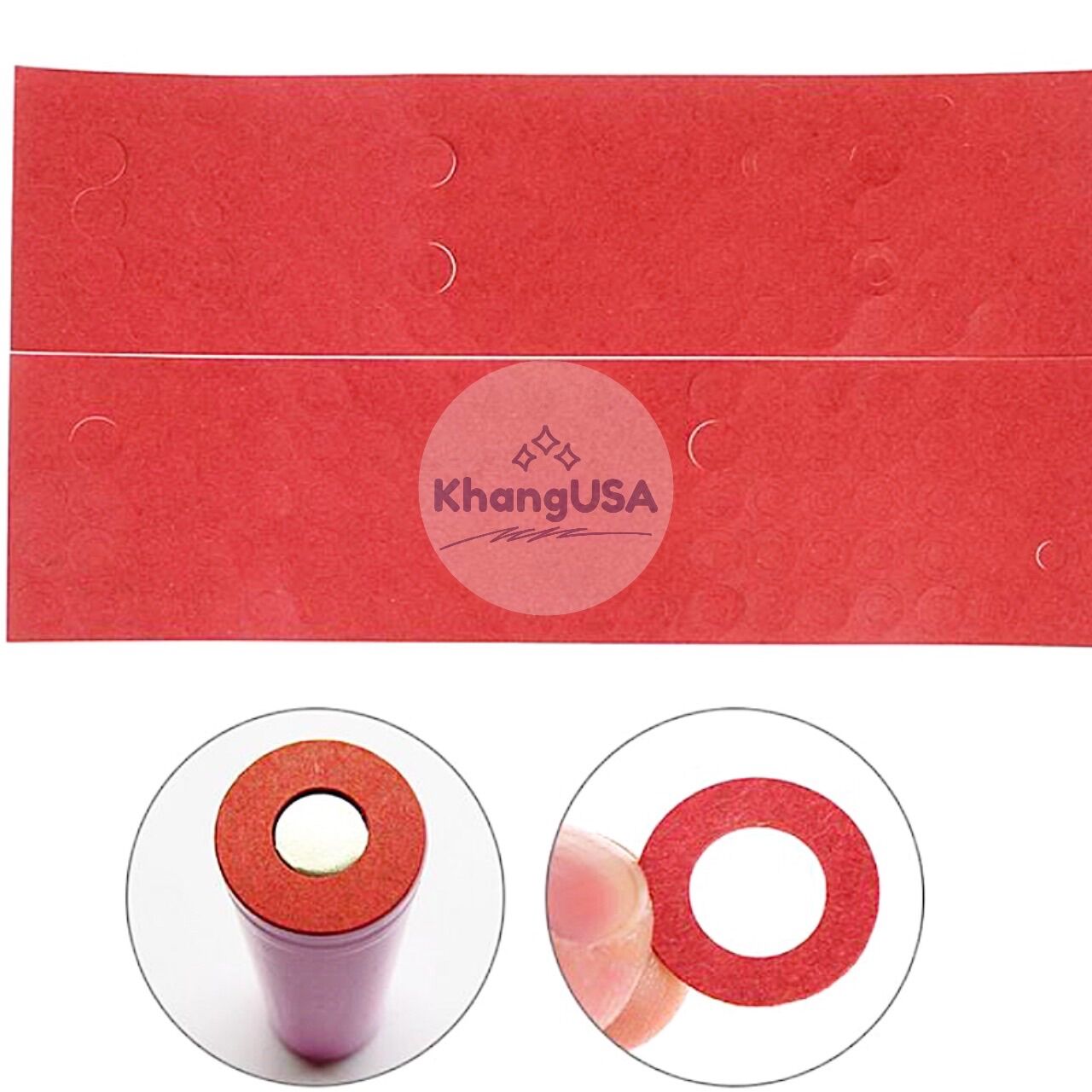 Giấy dán đầu cell pin 18650(10 đầu dán cell)