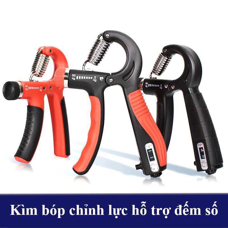 Kìm Bóp Tập Cơ Tay Chữ R, Kìm Tập Tay Lò Xo Điều Chỉnh Lực Từ 10 đến 40KG Hỗ Trợ Tập Ngón Tay Cơ Tay hiệu quả