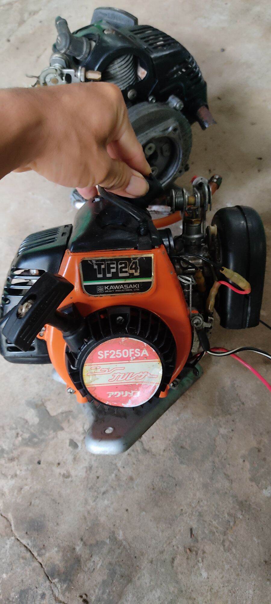 Đầu máy Nhật bãi có đề kawasaki TF24