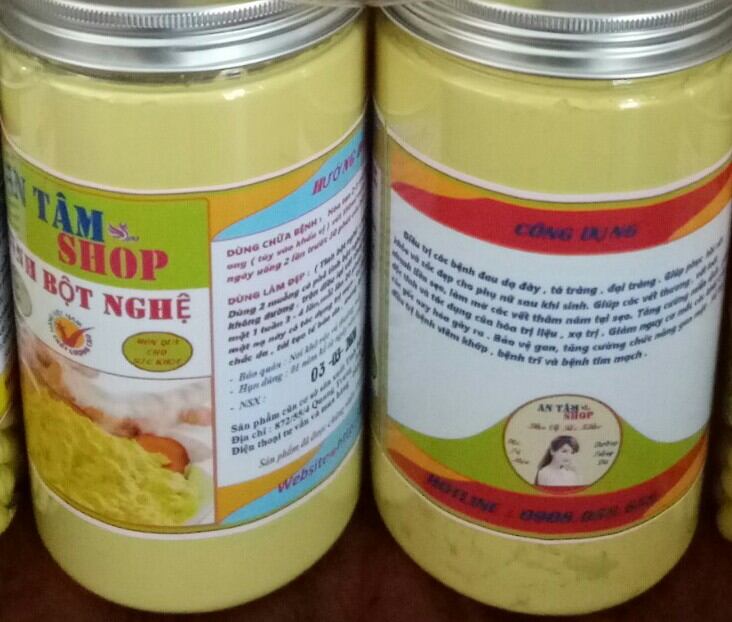 Tinh Bột Nghệ Đỏ Nano Curcumin 500gr