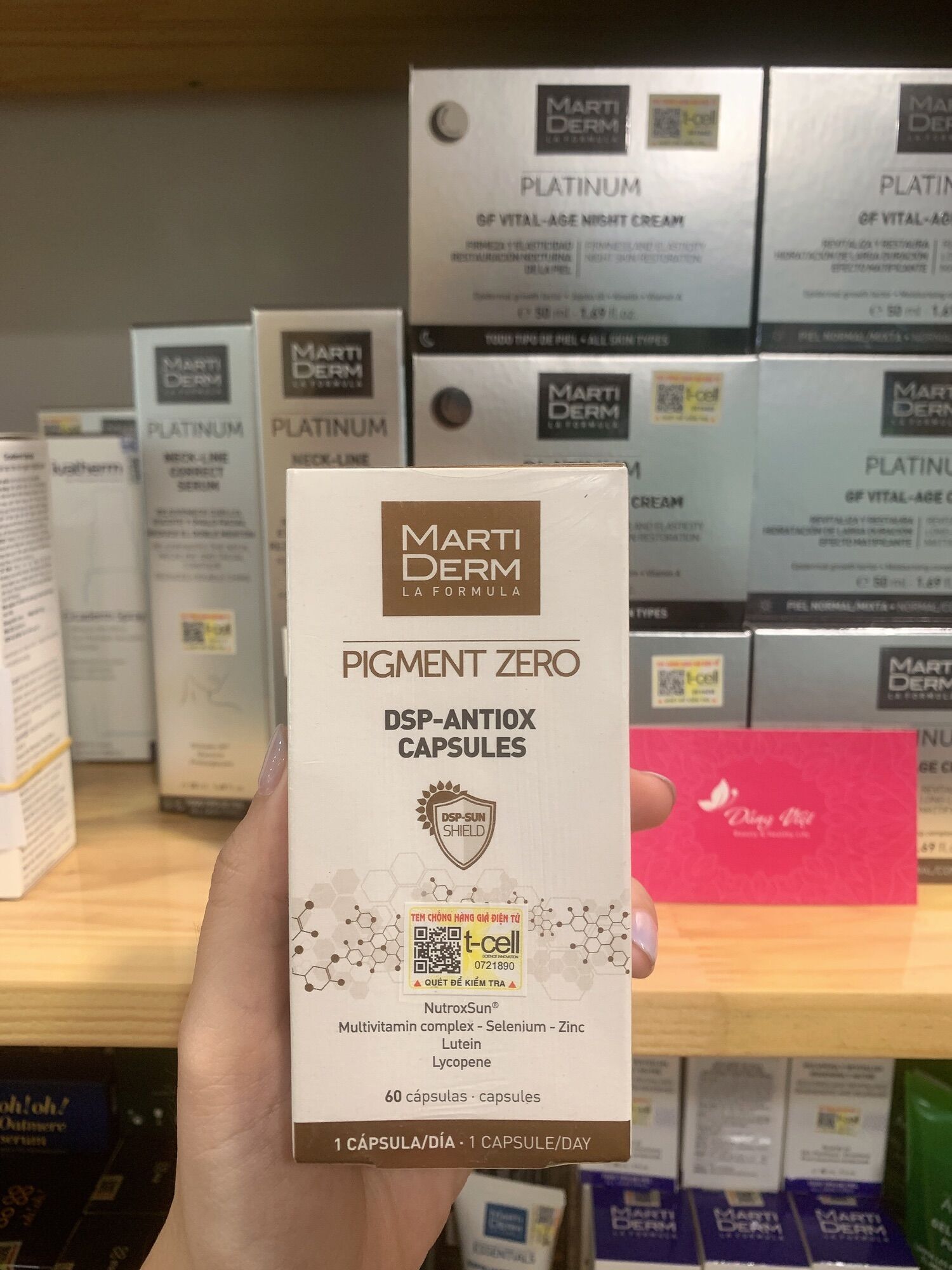 [HCM]Viên Uống Chống Nắng Làm Sáng Da - MartiDerm Pigment Zero DSP Antiox Capsules (60 Viên)