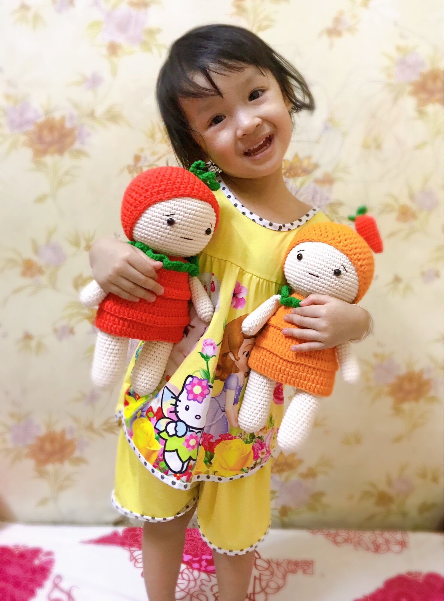 [HCM]Búp bê len nhồi bông handmade - Búp bê cà chua handmade