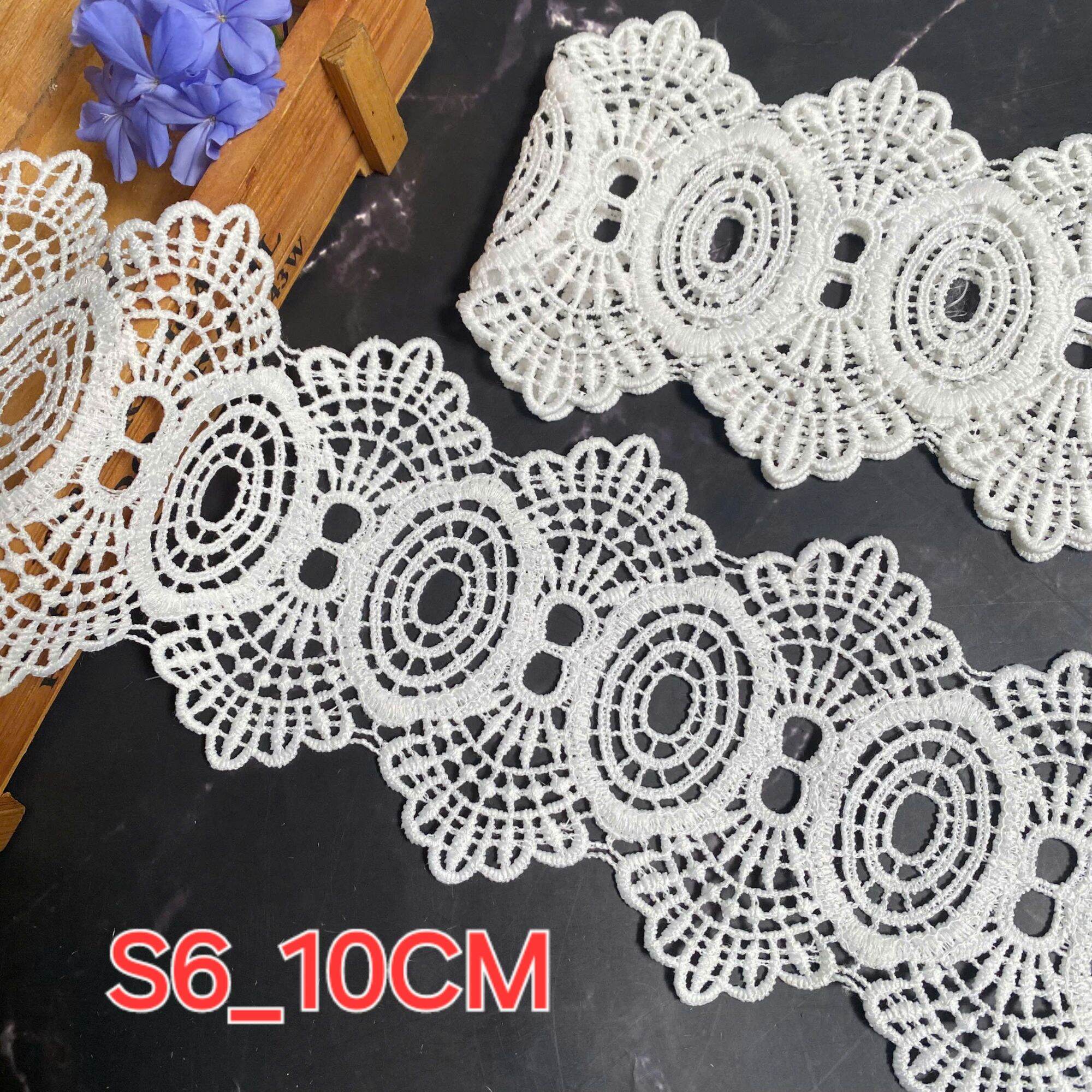 (DÂY 5 MÉT) REN COTTONCÓ 8 MÀU PHỤ LIỆU MAY VÁ BẢN RỘNG 9.5CM_14CM