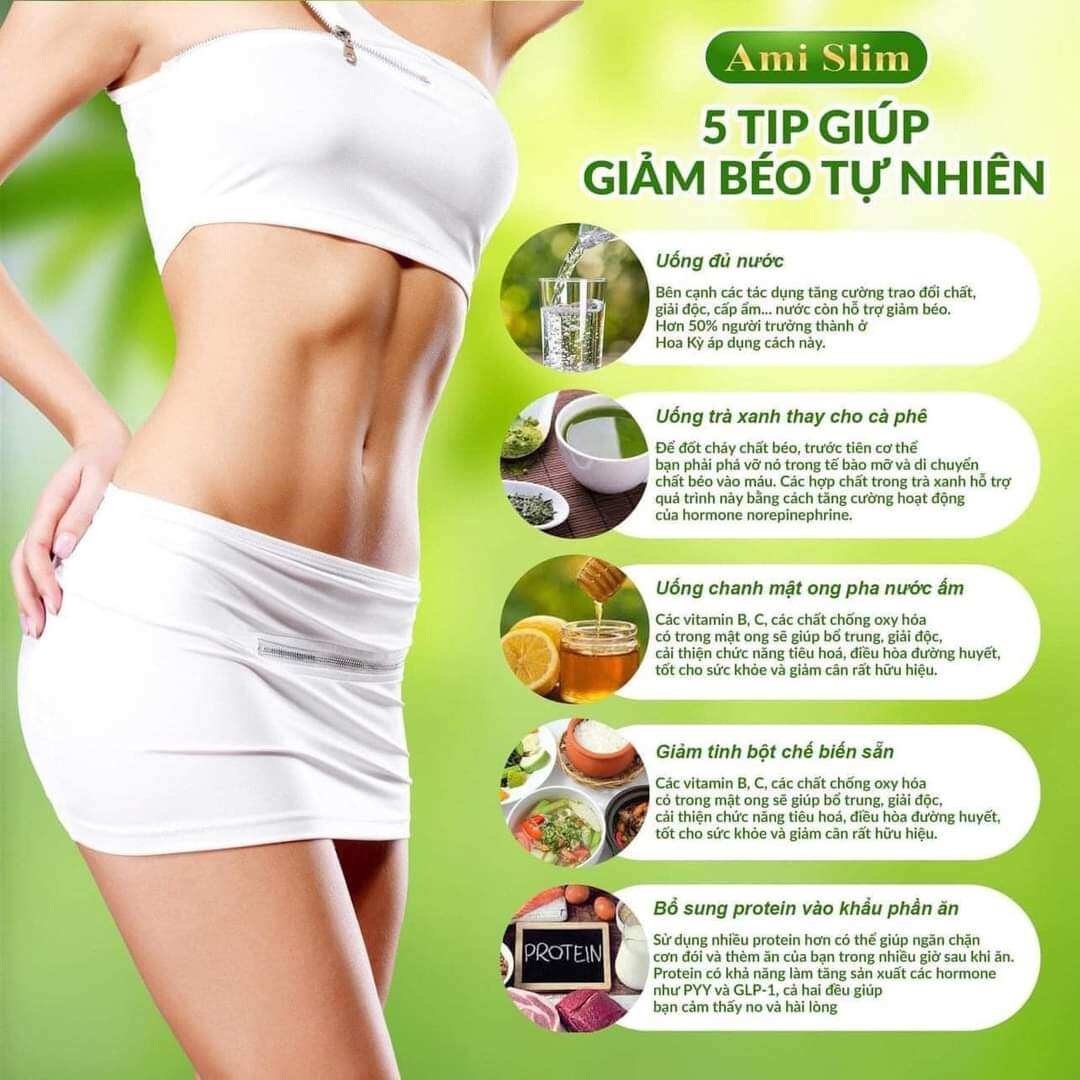 Thạch Giảm Cân Ami Slim Chính Hãng