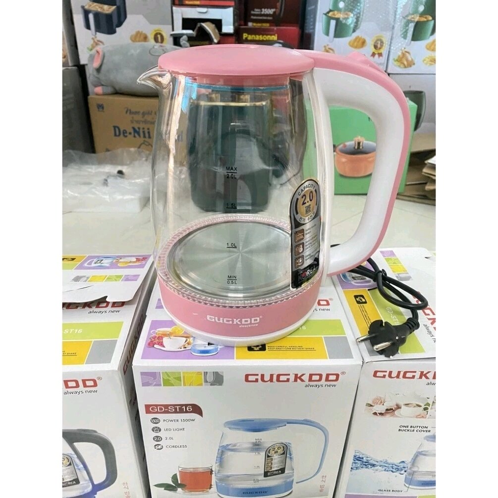 Ấm Đun Thủy Tinh Siêu Tốc  1.8L - 1500W