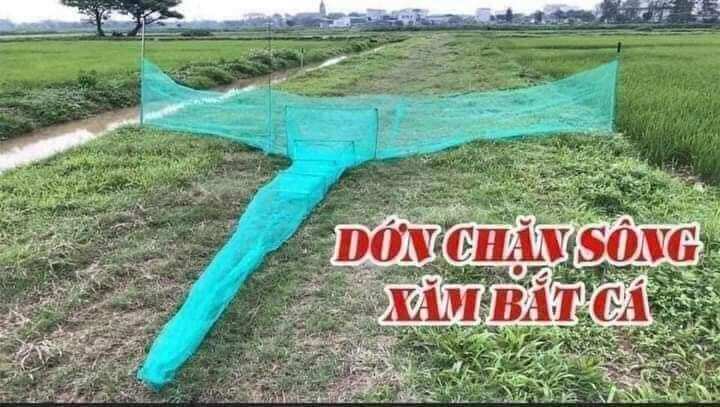 Rớn chặn sông cao 1m dài 5 m túi 2m5