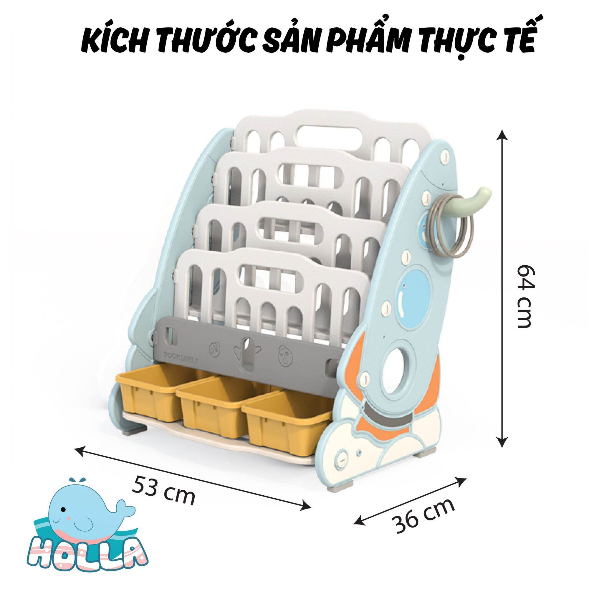 KỆ SÁCH HOLLA CHO BÉ