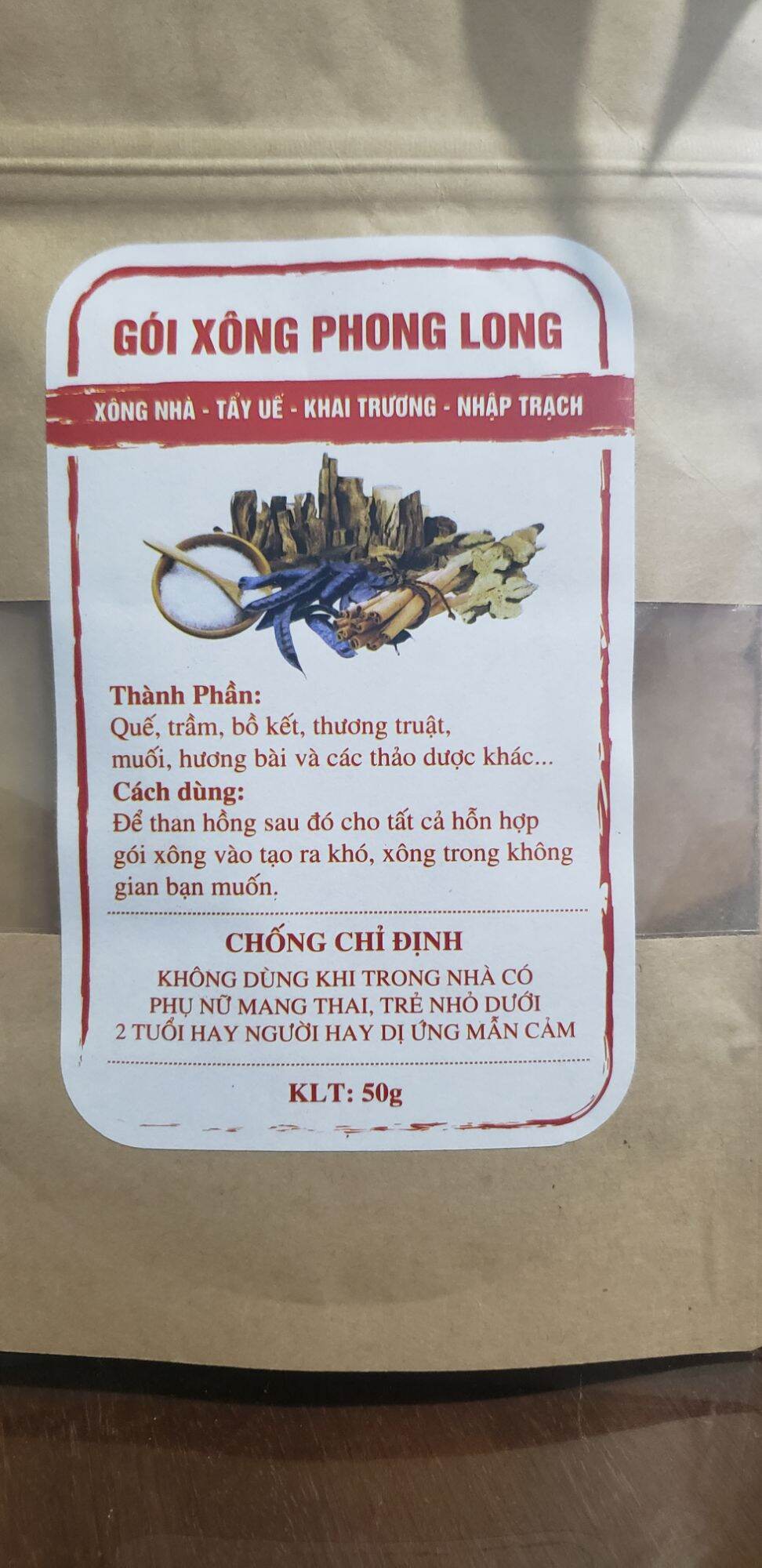 gói xông nhà xông phong long