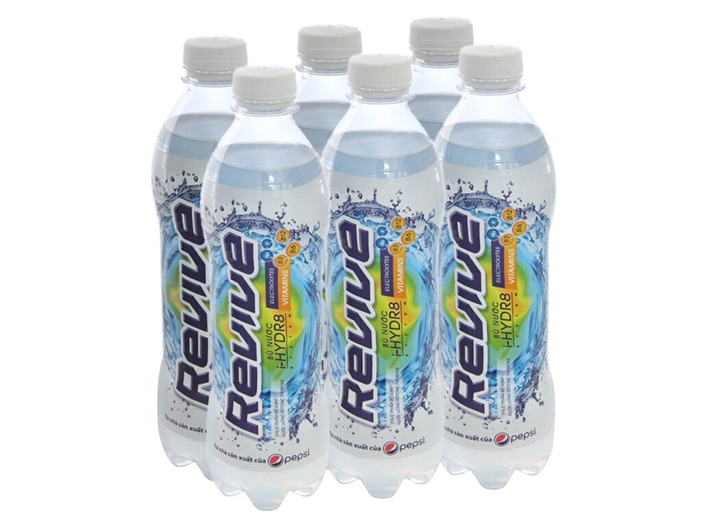 Lốc 6 chai Nước bù khoáng Revive Muối Khoáng 500ml