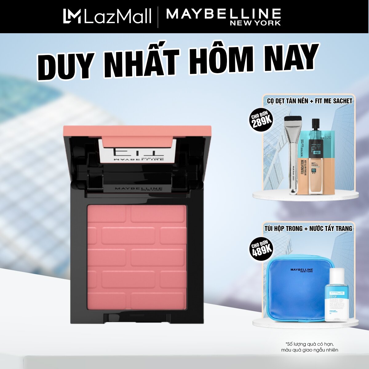 Phấn má hồng mịn lì chuẩn màu Maybelline Fit Me Mono Blush 4.5g