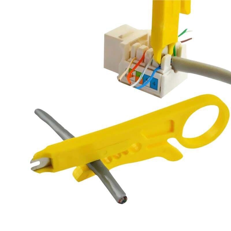 Tool nhấn dây mạng, tool bấm ổ cắm mạng, tool tuốt dây mạng mini