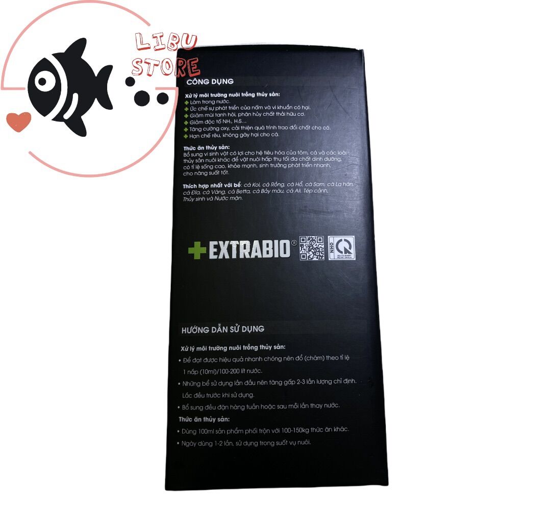 Men Vi Sinh Extra Bio - ExtraBio Chế phẩm Xử Lý Nước Cho Hồ Cá