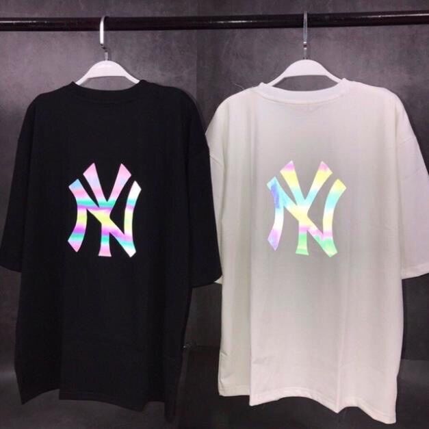 [HCM]Áo Thun Tay Lỡ Nam Nữ Unisex Phản Quang 7Màu NY GU CCI - Áo Thun Phông Rộng Thời Trang Nam Nữ Bắt Trent