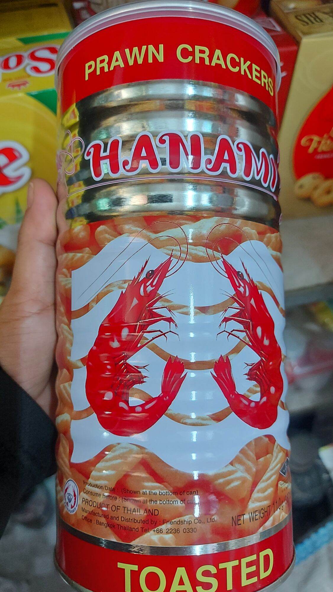 Snack tôm hanami 110g