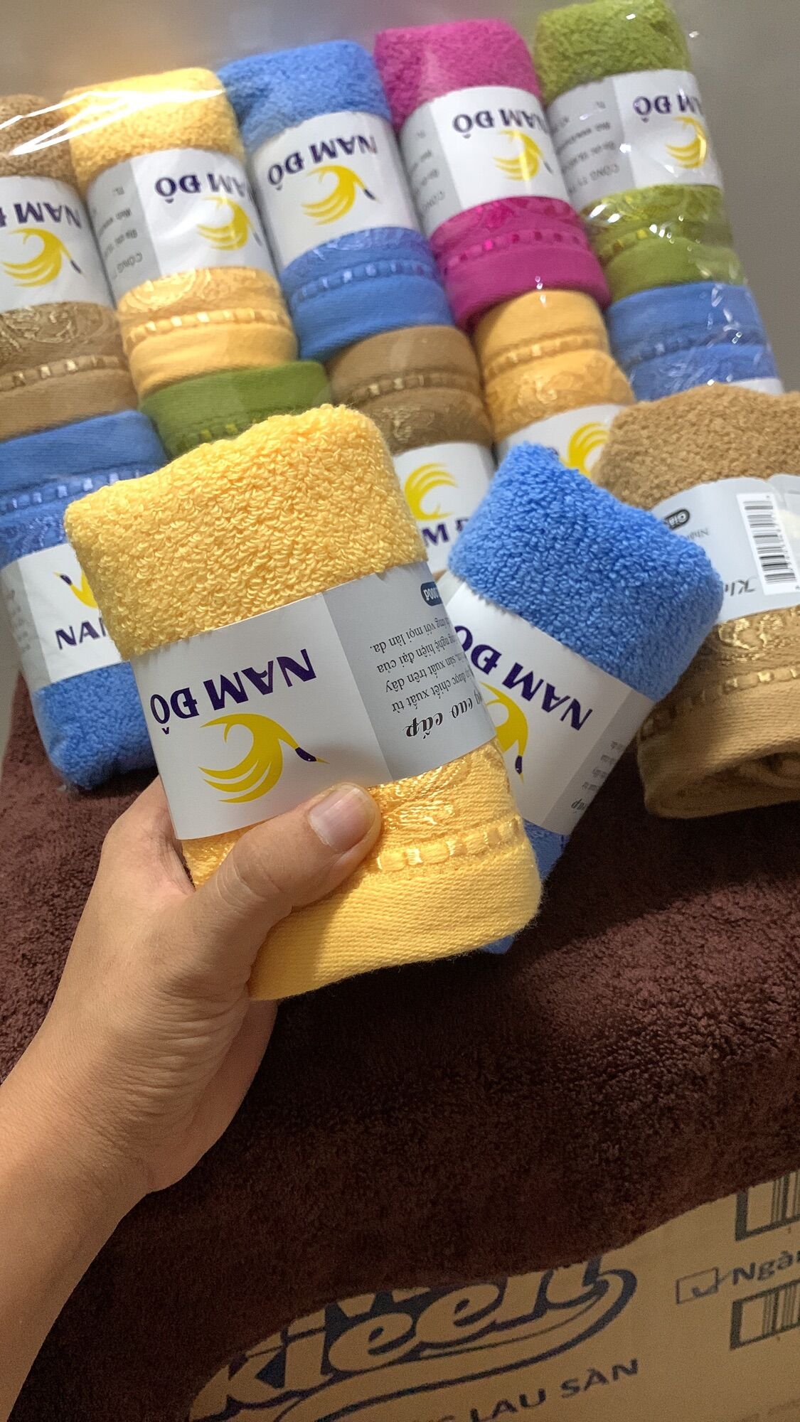 [ Hàng cao cấp] combo 10 khăn mặt sợi tre cao cấp mềm mịn, không phai màu