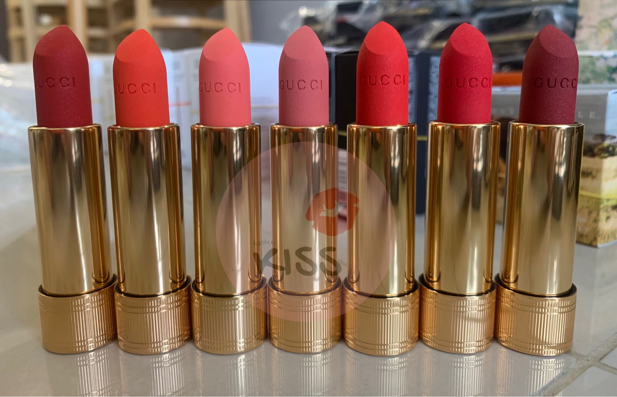 [FreeShip Max] - Son thỏi lì GUCC! MATTE - Kiss cosmetics