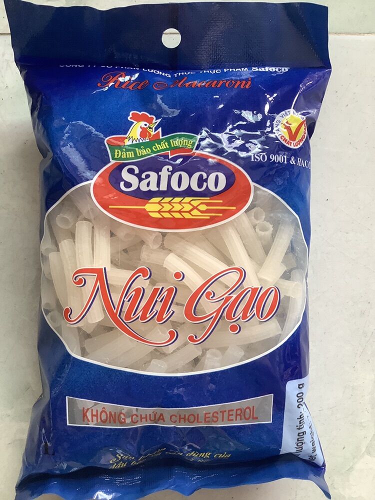 COMBO 3 GÓI NUI GẠO SAFOCO 200gram