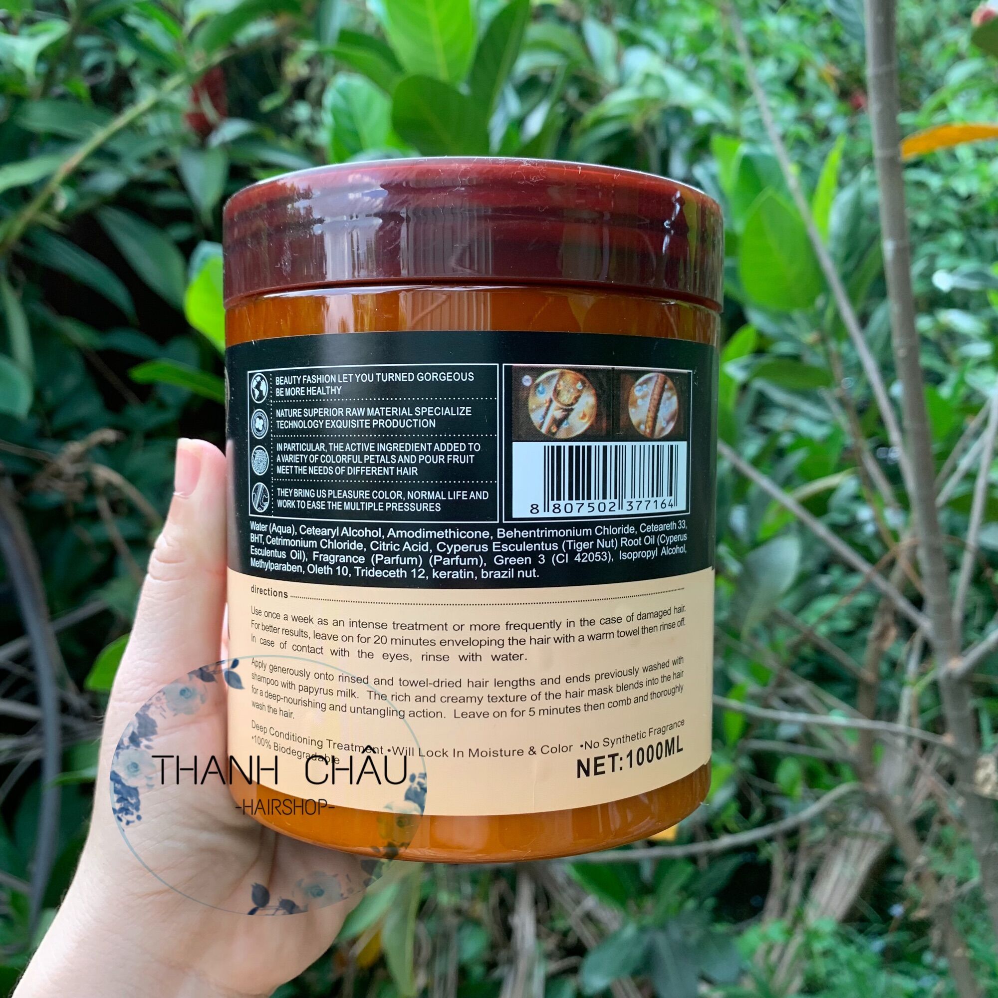 Hấp dầu tóc phục hồi keratin 1000ml