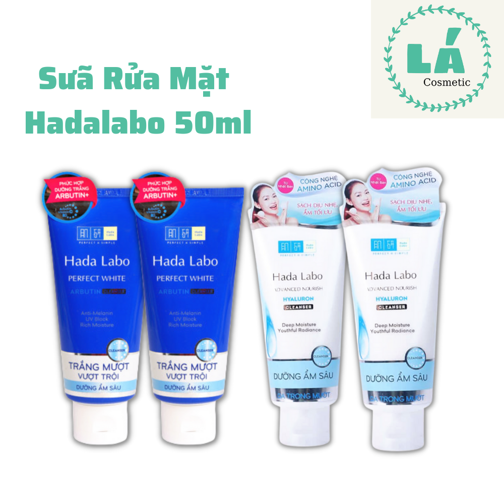 Sữa rửa mặt hadalabo sạch sâu , dưỡng ẩm 50ml