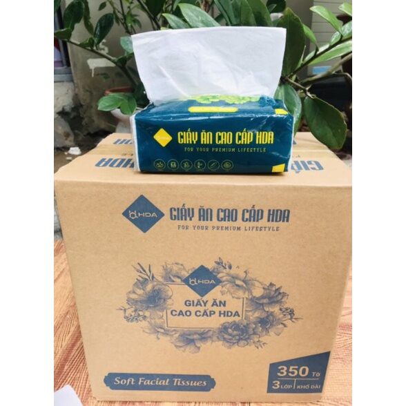 1 Gói giấy ăn cao cấp HDA 3 lớp siêu dai,siêu đẹp,khổ dài bản rộng