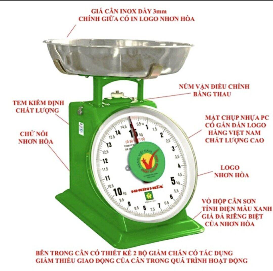 CÂN 15KG NHƠN HÒA HÀNG CHÍNH HÃNG
