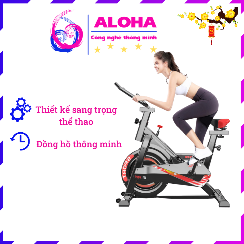 Xe đạp trong nhà, xe đạp gym Senmax 7077 - Bảo hành 12 tháng