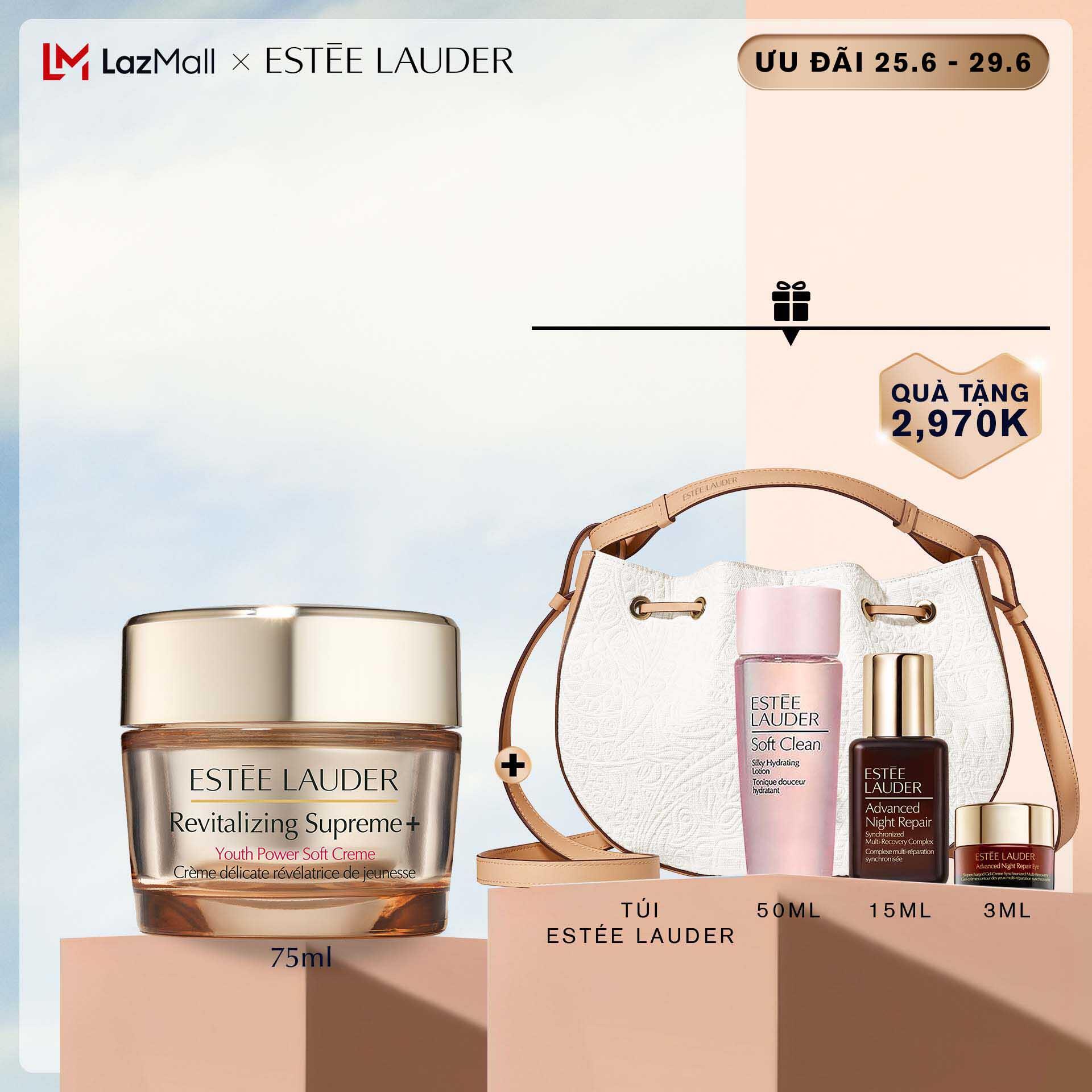 [MỚI] Kem dưỡng Collagen chống lão hóa dưỡng ẩm Estee Lauder Revitalizing Supreme+ Youth Power Soft Creme Moisturizer - Moisturizer 75ml