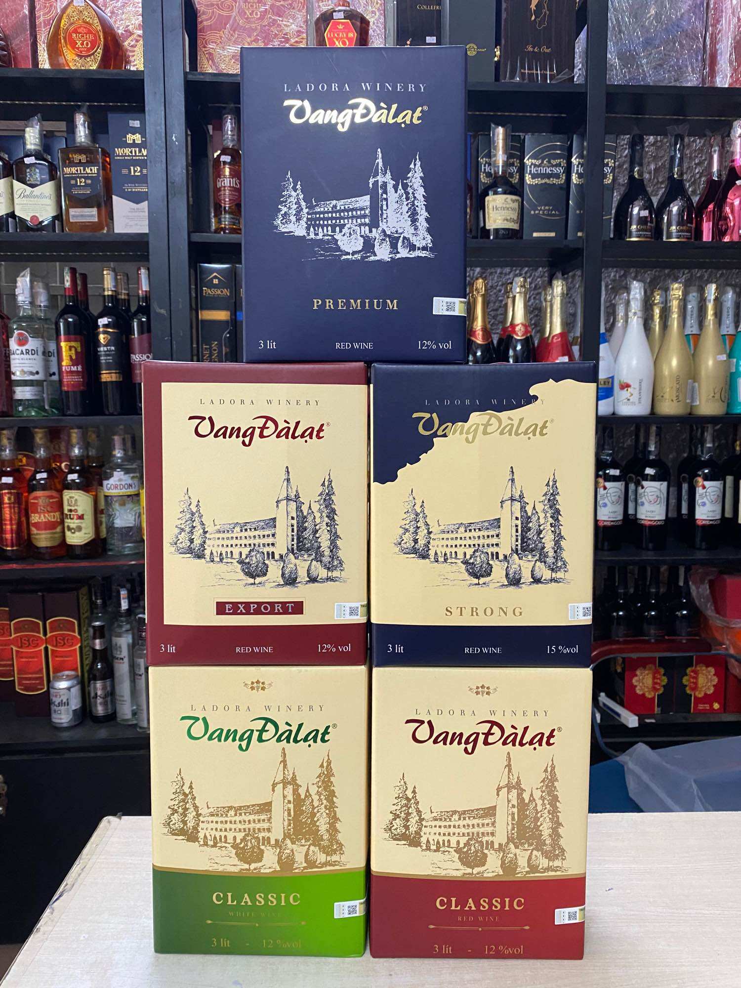 Vang Đà Lạt 3 Lít -Hộp Giấy
