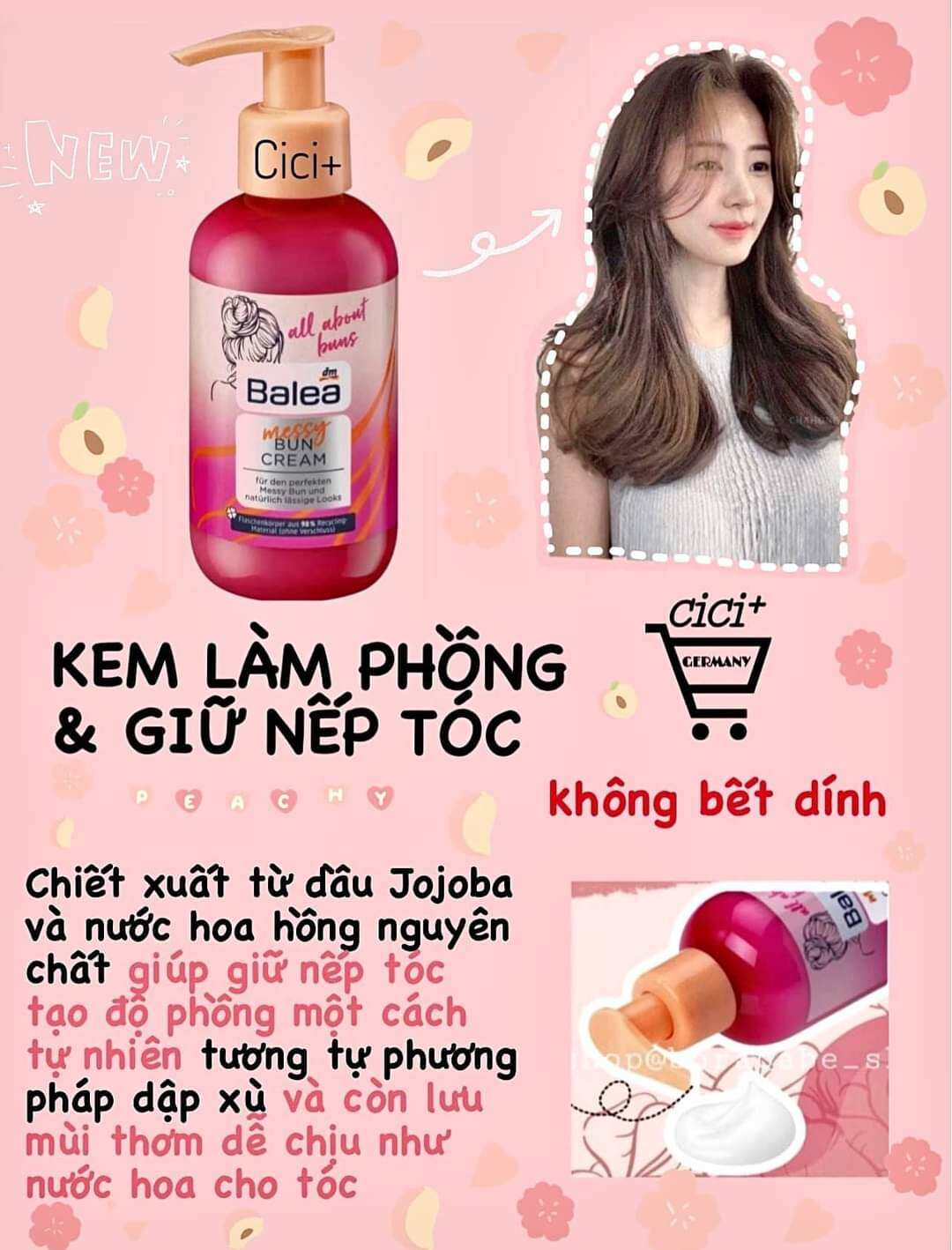 Kem làm phồng tóc Balea