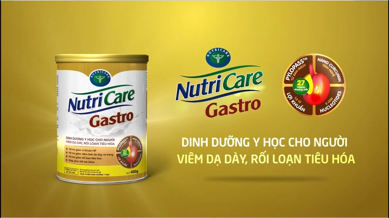 Sữa bột Nutricare Gastro lon 900g - date mới