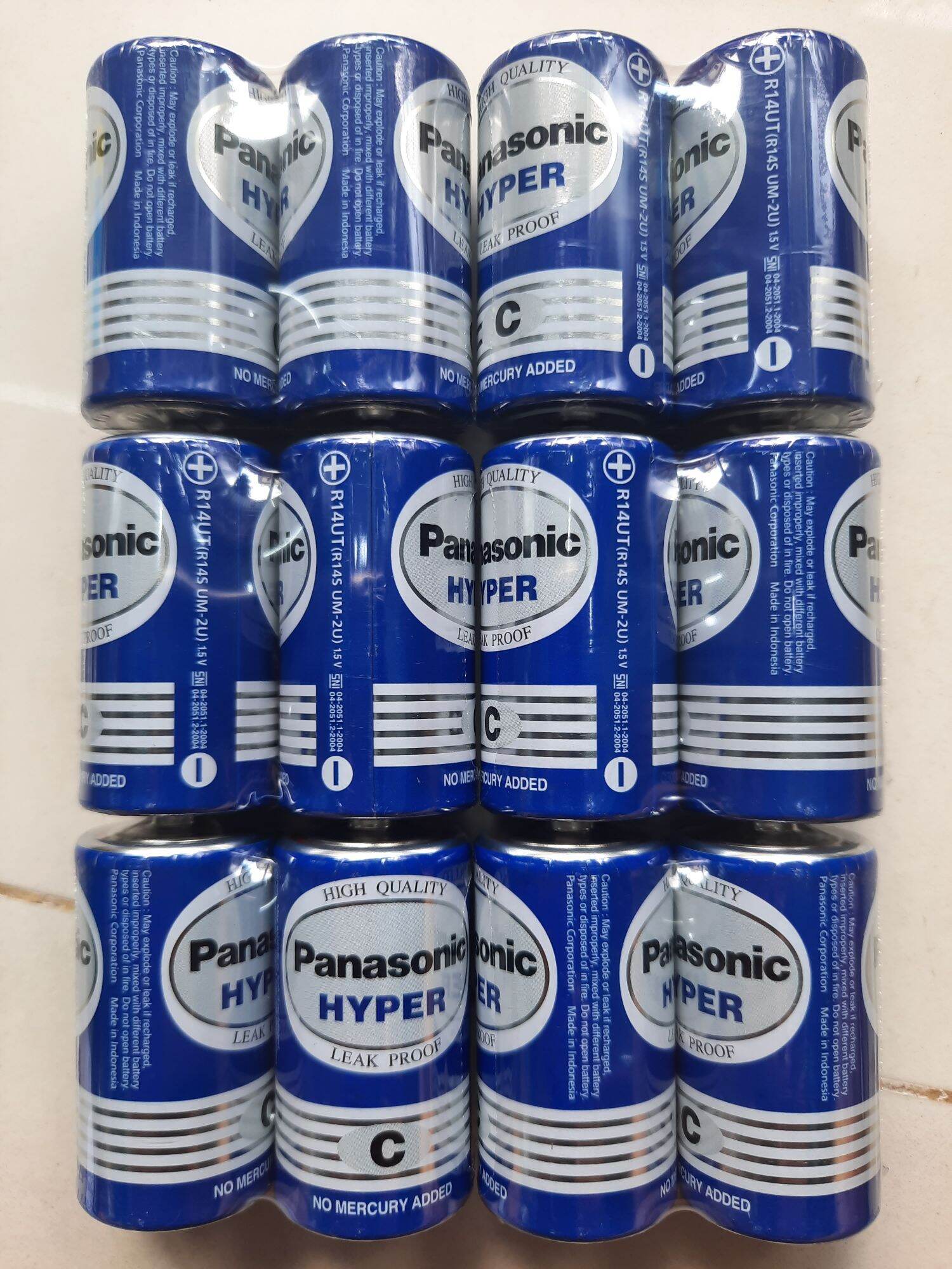Pin trung, Pin Đại  Panasonic Hyper(2 viên)