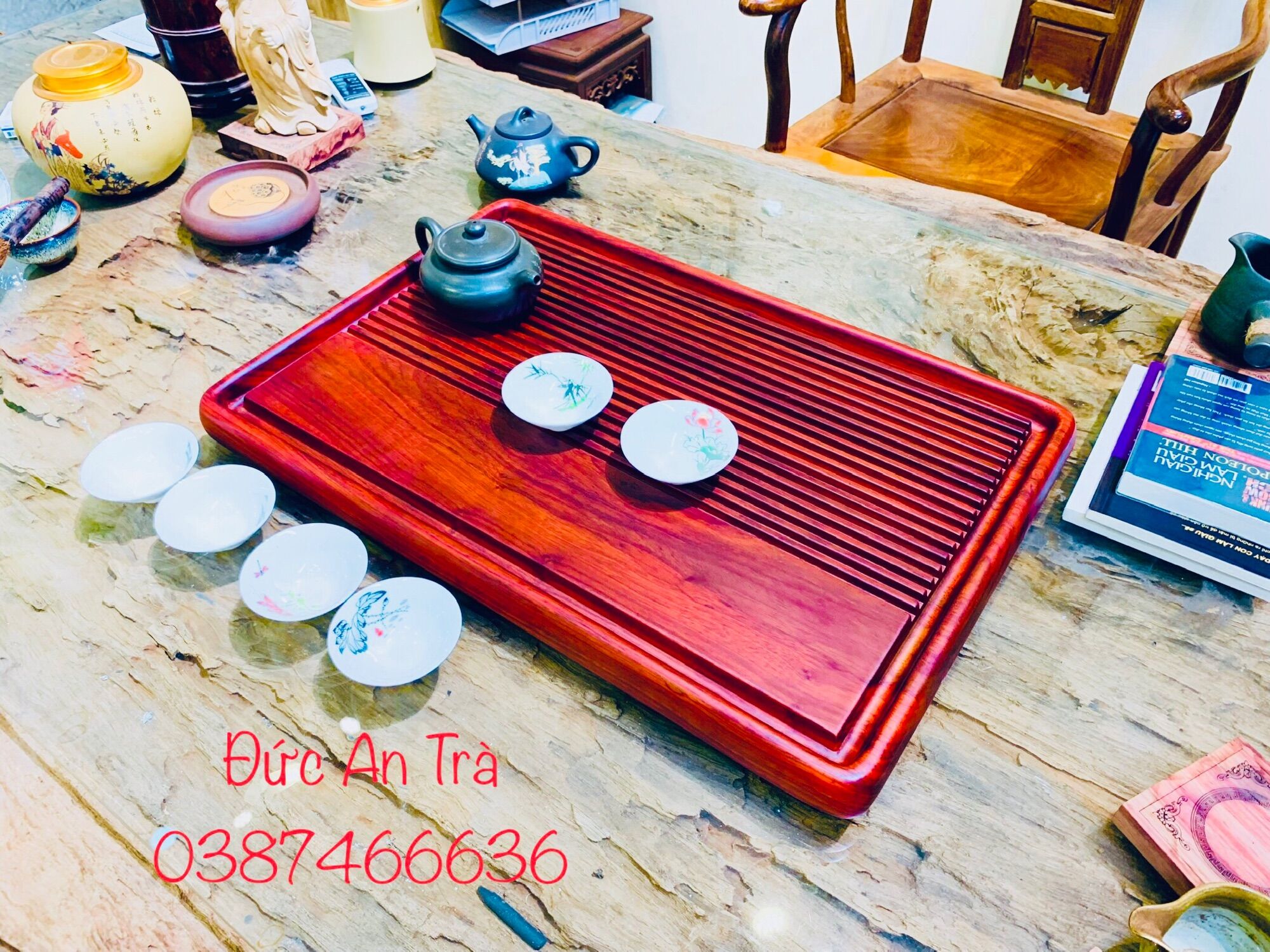 Khay trà liền khối.  Mã DAT 001