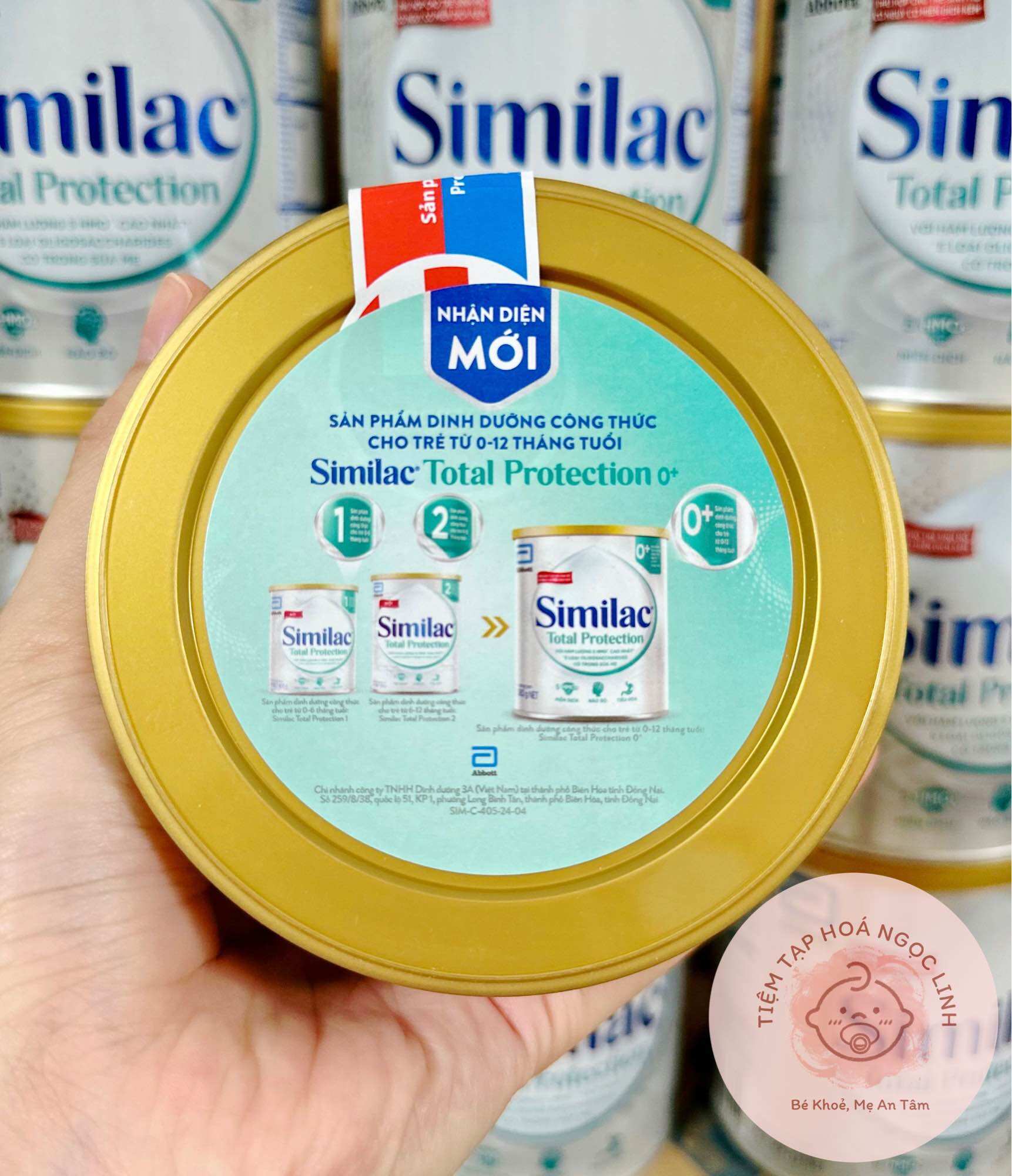 Sữa bột SIMILAC TOTAL PROTECTION 0+ (0-12 tháng tuổi) 380g
