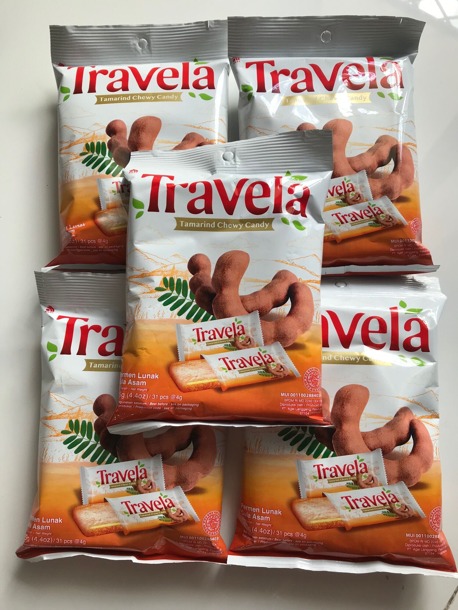Kẹo me dẻo travela nhập khẩu indonesia 125g