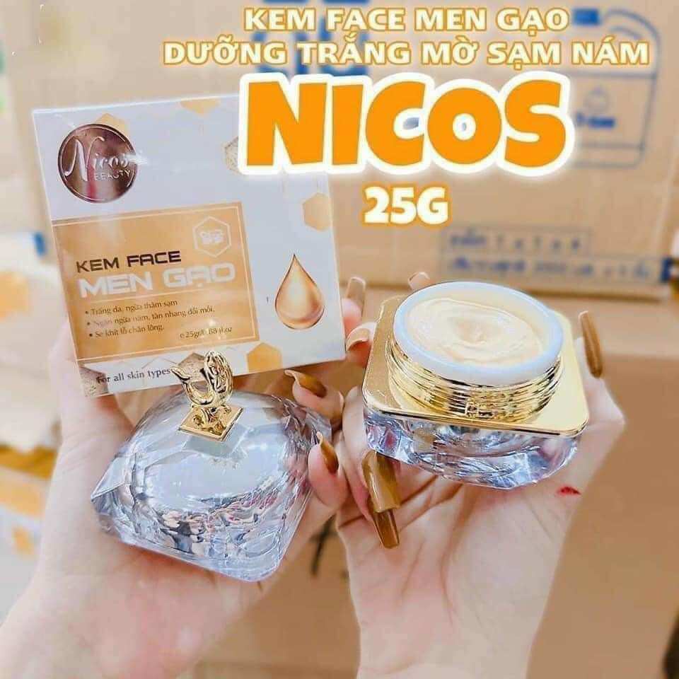 Kem Face Men Gạo Nicos Beauty