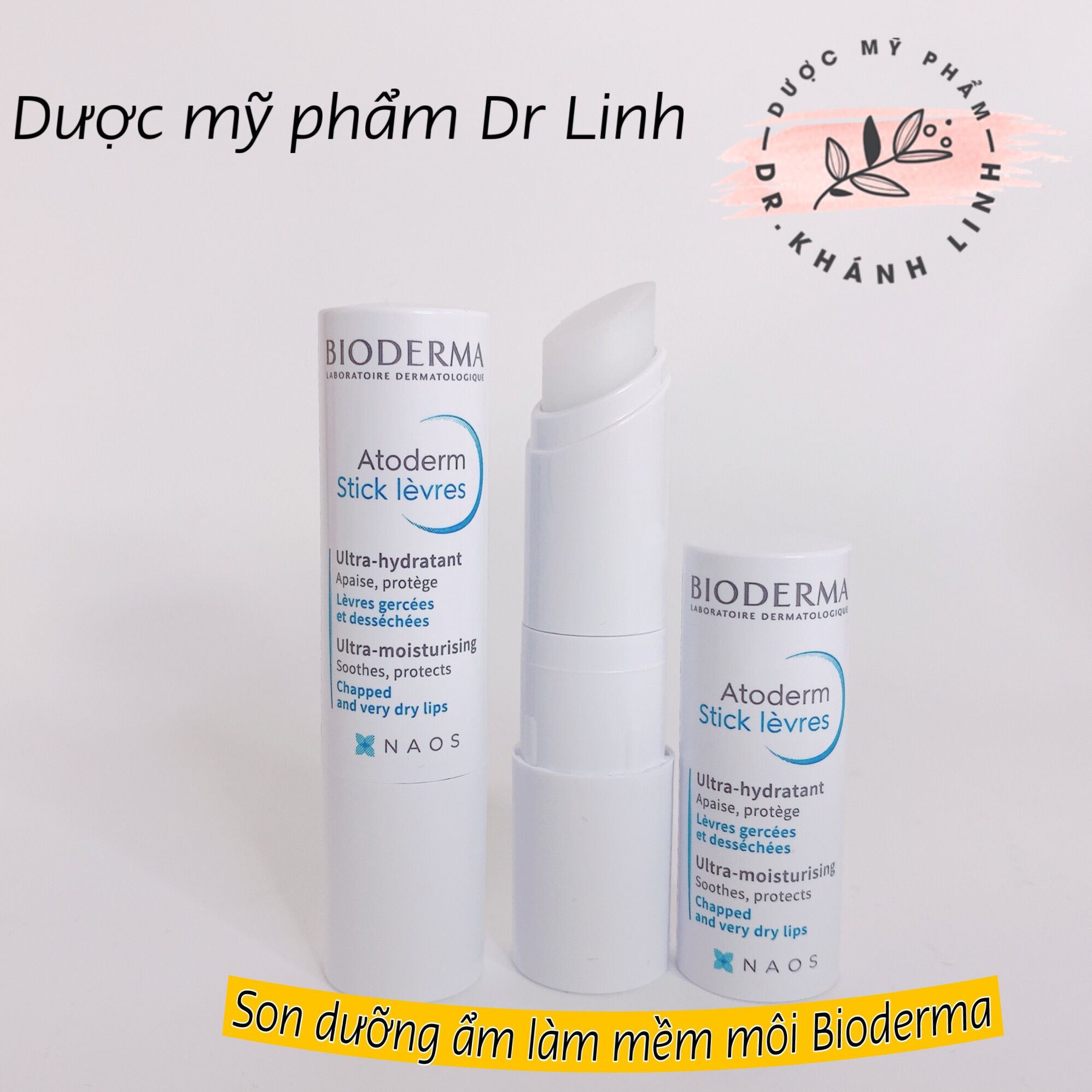 Son Dưỡng Môi Bioderma Atoderm Stick Levres 4g