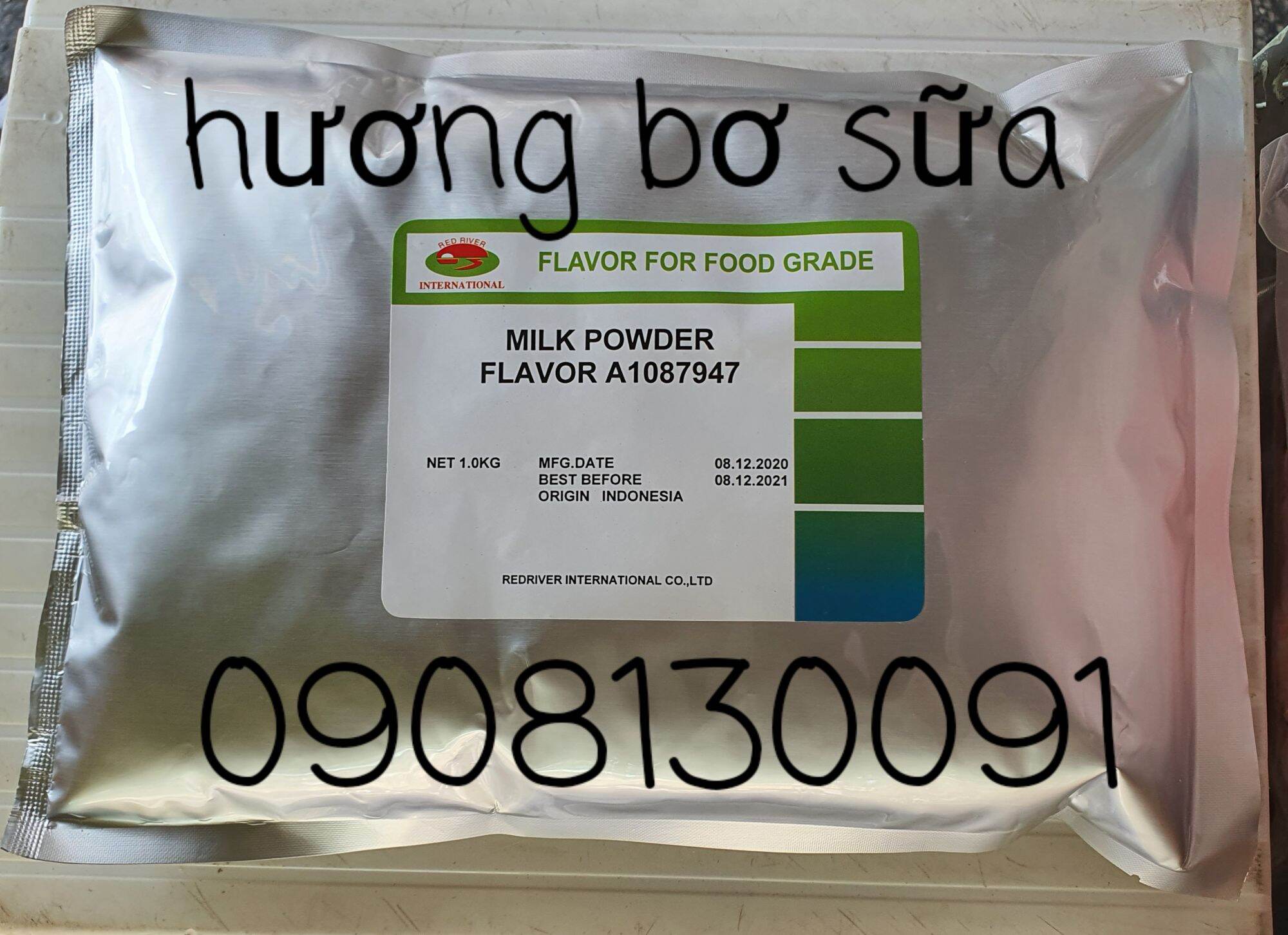 Hương bơ sữa - butter milk flavor gói 1kg