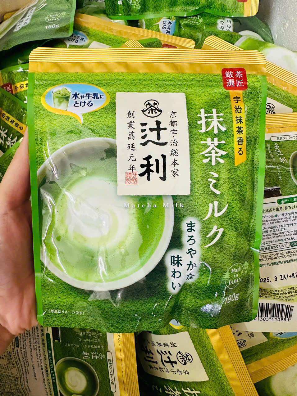 Bột matcha milk 190g & bột matcha milk x2 đậm đặc 160g, bột matcha uji- matcha latte Nhaatj bản