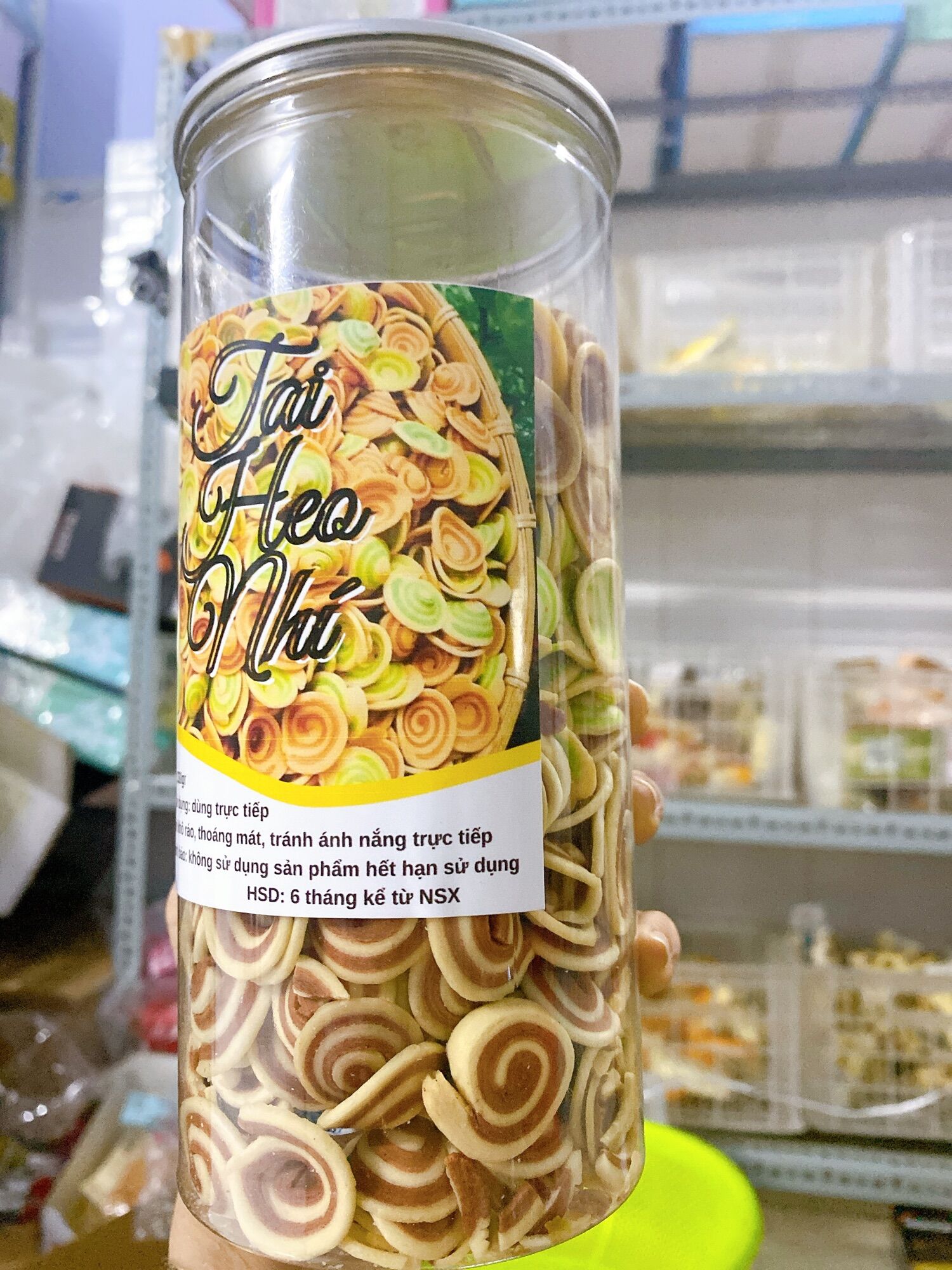 Bánh tai heo vị 1 hủ pet 350g