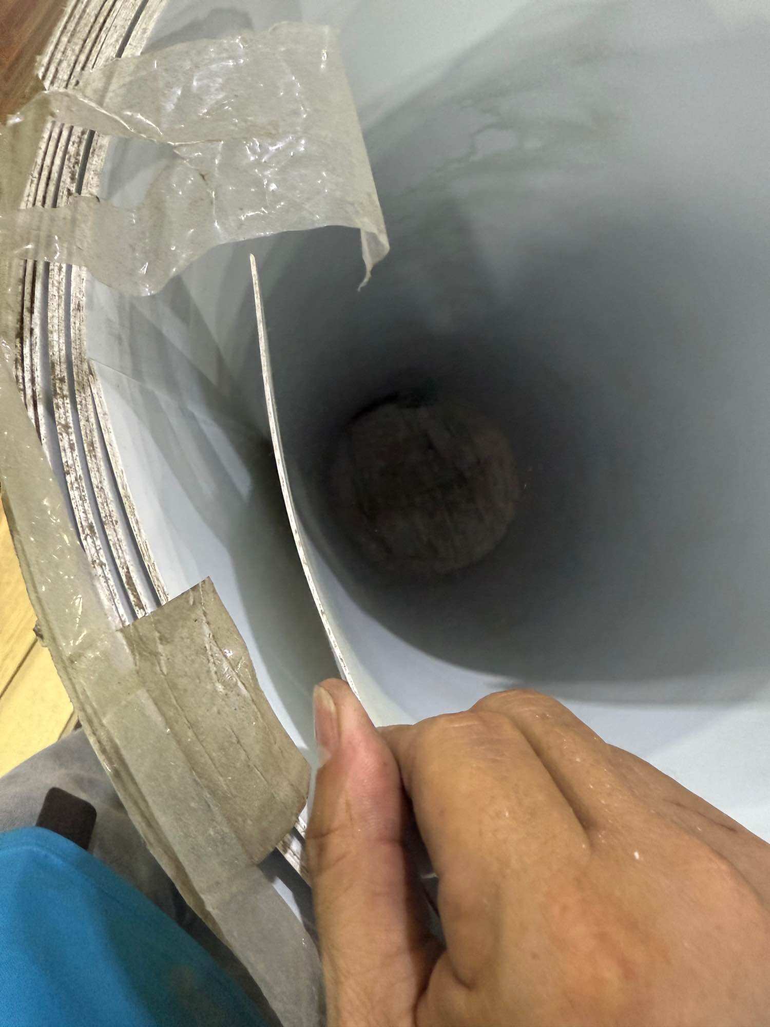 Tấm nhựa PVC trắng sữa ngang 0.8m x dài 2m4