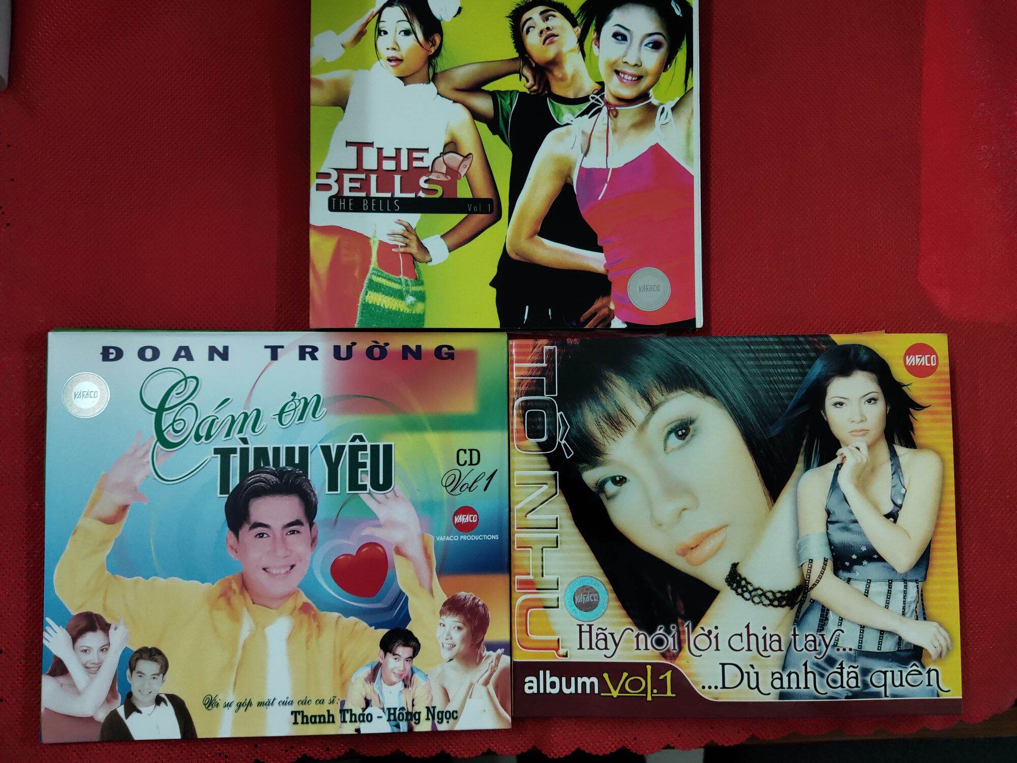 Combo 3 CD gốc chính hãng - Phôi hai chấm vuông mới