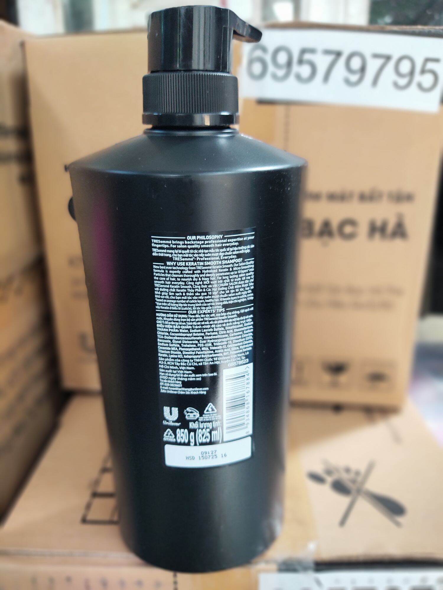 Dầu gội đầu TRESemmé 850g.